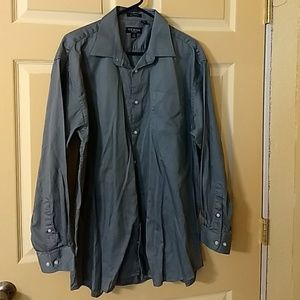 4/$12 Men's gray button down